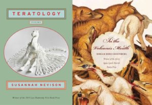 What We’re Reading: Poetry Collections by Susannah Nevison and Miriam Bird Greenberg