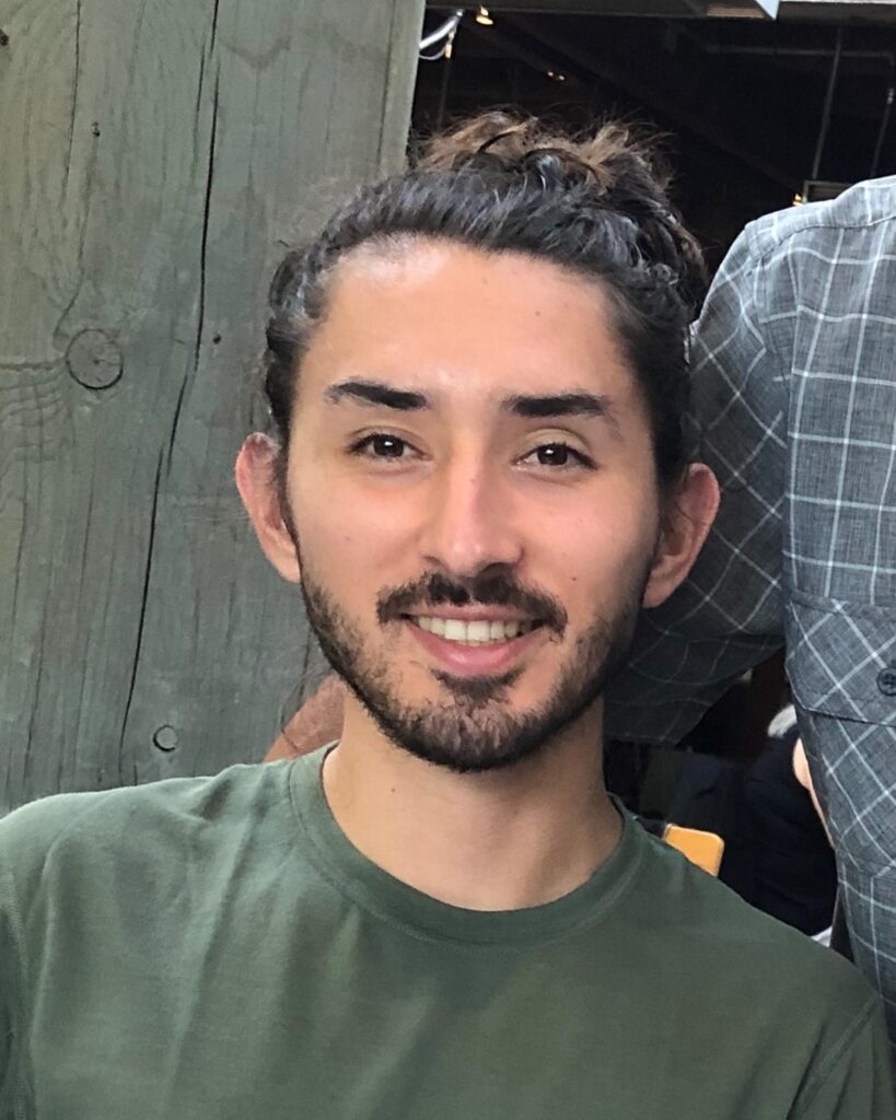 photo of author wearing a green shirt