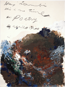“What Makes a Life?” Contributors Michael Dhyne and Dean Rader Discuss the work of Cy Twombly, Fathers, and Loss