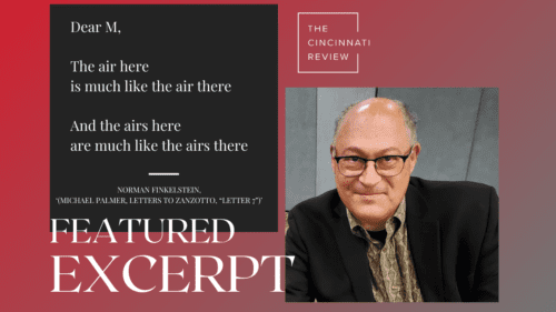 Three poems from After by Norman Finkelstein