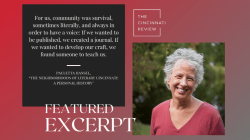 The Neighborhoods of Literary Cincinnati: A Personal History, by Pauletta Hansel