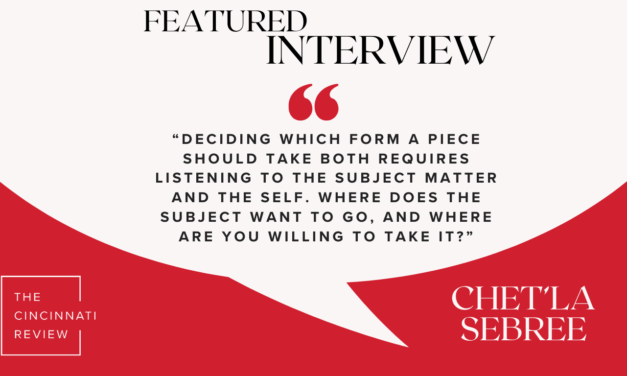 Interview with Chet’la Sebree