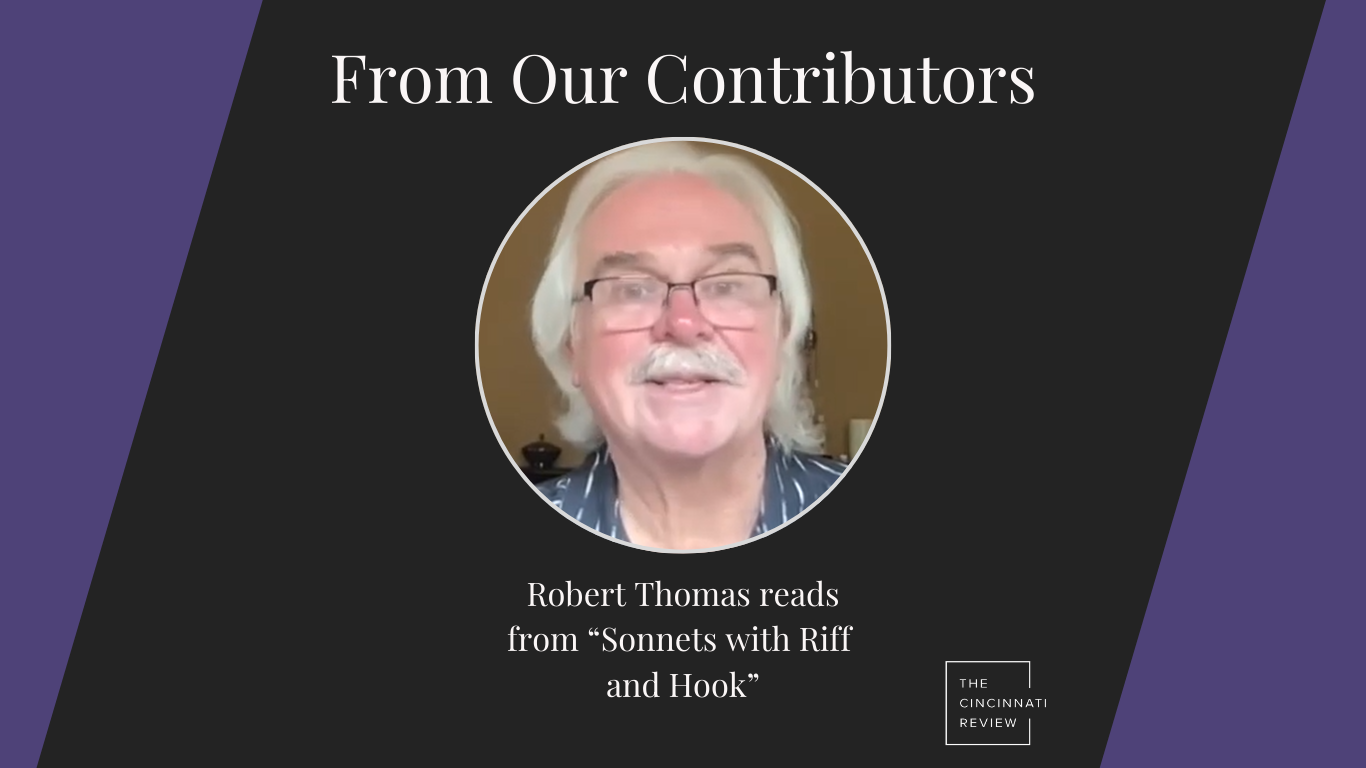 Robert Thomas reads from “Sonnets with Riff and Hook”