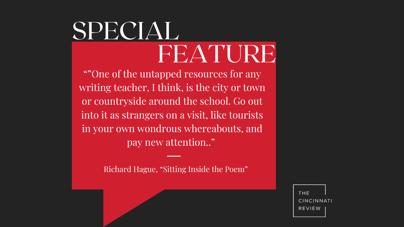 Special Feature: “Sitting Inside the Poem” by Richard Hague