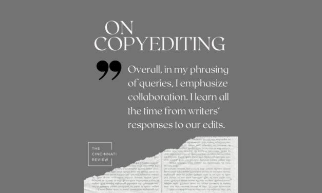 On Our Copyediting Practices