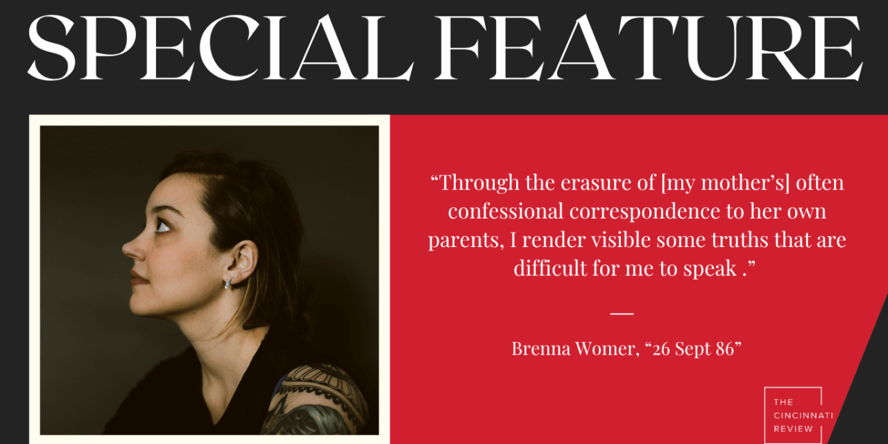 Visual Poetry Special Feature: “26 Sept 86” by Brenna Womer
