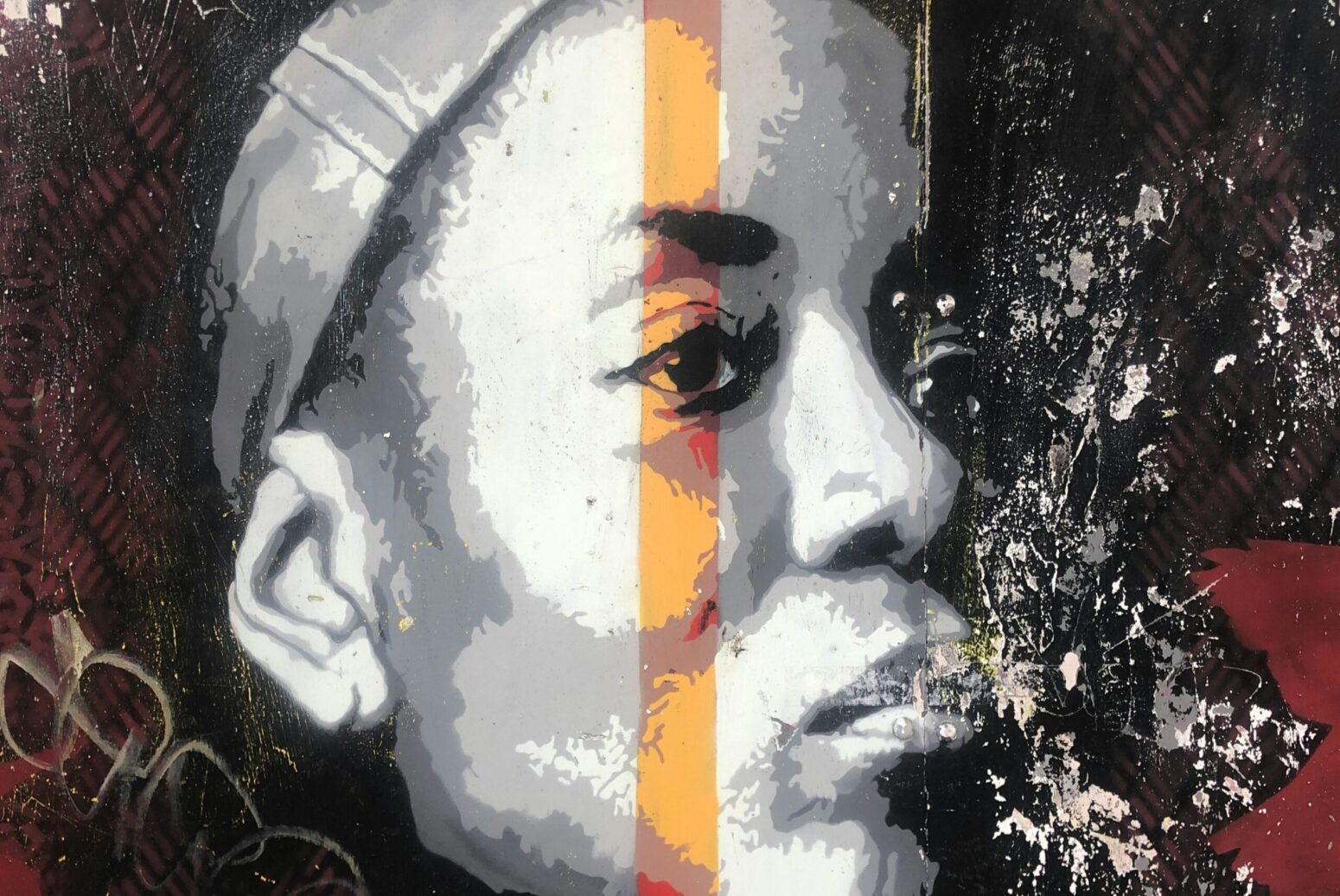 An art piece titled "Say Thanks" by T. Kiaser.