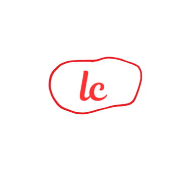 The letters lc with a circle around them.